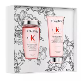 Kerastase Весенний набор Genesis по уходу за ослабленными волосами, склонными к выпадению шампунь-ванна 250 мл  молочко 200 мл. фото