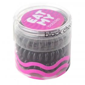 Eat My Резинка для волос Чёрный шоколад мини упаковка, 3 шт. фото
