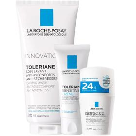 La Roche-Posay Набор для ежедневного применения гель-уход 200 мл, крем 40 мл, дезодорант 50 мл. фото