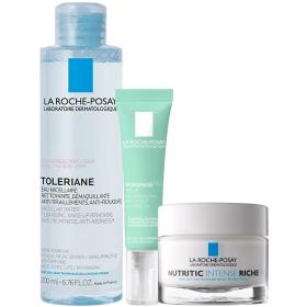 La Roche-Posay Набор Nutritic Intense Riche 50 мл  Hydraphase Eyes 15 мл  Micellar water 200 мл. фото