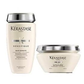 Kerastase Набор Плотность и сила Денсифик Шампунь-Ванна для уплотнения волос 250 мл  Денсифик Маска для восстановления волос 200 мл. фото