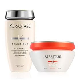 Kerastase Набор Плотность и питание Денсифик Шампунь-Ванна для уплотнения волос 250 мл  Маска Интенс 200 мл. фото