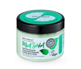 Natura Siberica Натуральный тонизирующий скраб для тела Mint Sorbet, 400 г. фото