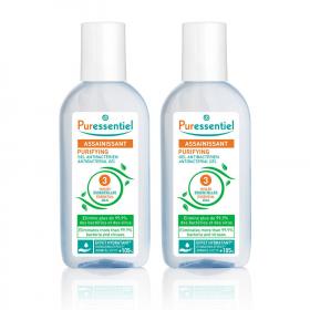 Puressentiel Набор Пюресансьель Антибактериальный гель 3 эфирных масла 2 х 80 мл. фото