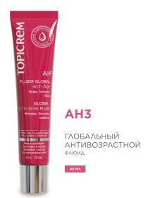 Topicrem Глобальный антивозрастной флюид, 40 мл. фото