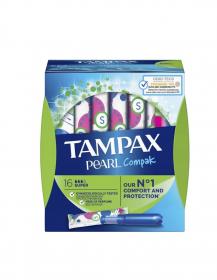 Tampax Женские гигиенические тампоны с аппликатором Pearl Compac Super, 16 шт. фото