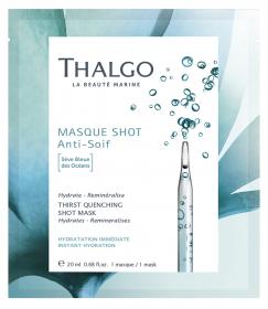 Thalgo Интенсивно Увлажняющая экспресс-маска Морской Источник Quenching Shot Mask with sve bleue des ocans, 20 мл. фото