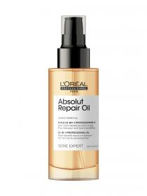 Loreal Professionnel Масло 10 в 1 Absolut Repair Gold для восстановления поврежденных волос, 90 мл. фото