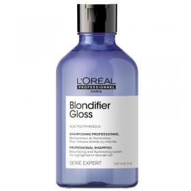 Loreal Professionnel Шампунь Blondifier Gloss для осветленных и мелированных волос, 300 мл. фото