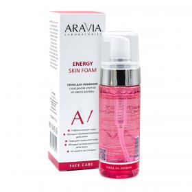 Aravia Laboratories Пенка для умывания с муцином улитки и гинкго билоба Energy Skin Foam, 150 мл. фото