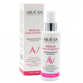 Aravia Laboratories Мицеллярное молочко для демакияжа Micellar make-up remover, 150 мл. фото