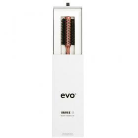 EVO Круглая щетка для волос Брюс с натуральной щетиной, диаметр 22 мм . фото