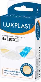 Luxplast Пластыри медицинские гидроколлоидные на мозоль 49х30 мм, 7 шт. фото