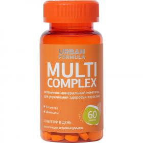 Urban Formula Витаминно-минеральный комплекс для взрослых Multi Complex, 60 таблеток. фото