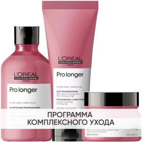 Loreal Professionnel Программа Pro Longer комплексный уход шампунь 300 мл  кондиционер 200 мл  маска 250 мл. фото