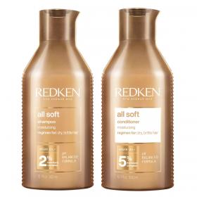 Redken Набор Шампунь для сухих и поврежденных волос, 300 мл  Кондиционер для сухих и поврежденных волос, 300 мл. фото