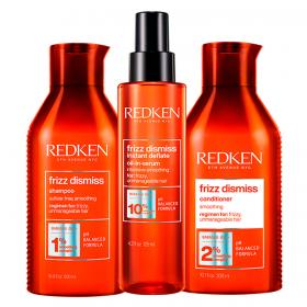 Redken Набор для дисциплины всех типов непослушных волос Шампунь, 300 мл  Кондиционер, 300 мл  Масло-сыворотка, 125 мл. фото