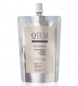 Qtem Осветляющий крем для волос Decocream с маслом макадамии, 500 мл. фото