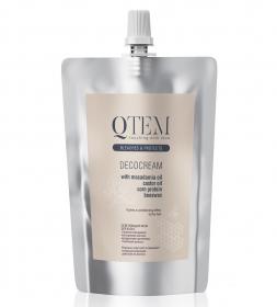 Qtem Осветляющий крем для волос Decocream с маслом макадамии, 500 мл. фото