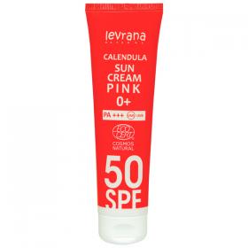 Levrana Солнцезащитный крем для лица и тела Календула SPF 50 Pink 0, 100 мл. фото