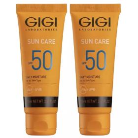 GiGi Крем увлажняющий защитный антивозрастной SPF 50, 75 мл х 2шт. фото
