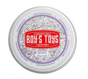 Boys Toys Бриолин для укладки волос сверх сильной фиксации со средним уровнем блеска Deluxe Oil Based Clay, 40 г. фото