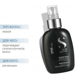 Alfaparf Milano Масло-спрей для посечённых кончиков волос, придающее блеск Sublime Cristalli Spray, 125 мл. фото