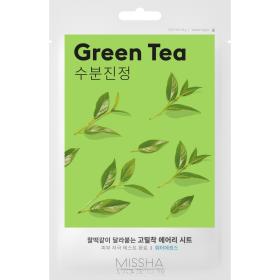 Missha Тканевая маска для лица Airy Fit Sheet Mask Green Tea. фото
