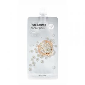 Missha Увлажняющая маска для лица Pure Source Pocket Pack Pearl 10 мл. фото