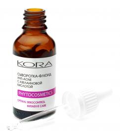 Кора Сыворотка-флюид Anti-Acne с азелаиновой кислотой, 30 мл. фото