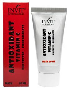 Invit Маска-антиоксидант для лица с витамином С 10, гранатом и флоретином, 50 мл. фото