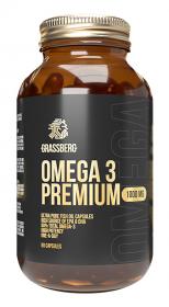 Grassberg Биологически активная добавка к пище Omega 3 Premium 60 1000 мг, 60 капсул. фото
