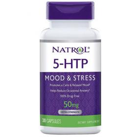 Natrol 5-HTP 50 мг, 30 капсул. фото