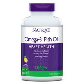Natrol Рыбий жир омега-3 1000 мг, 150 капсул. фото