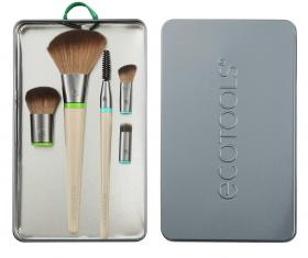 Eco Tools Набор кистей для макияжа Daily Essentials Total Face Kit 5 сменных насадок и 2 ручки. фото