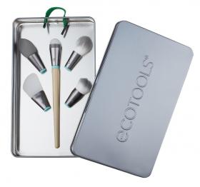 Eco Tools Набор аксессуаров и кистей для макияжа Wake Up And Glow Brush Set. фото