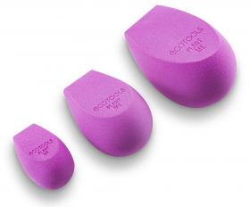 Eco Tools Набор биоразлагаемых спонжей для макияжа Bioblender Makeup Sponge Trio. фото