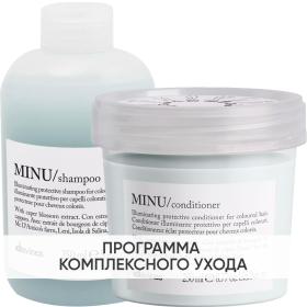 Davines Программа Minu базовый уход шампунь 250 мл  кондиционер 250 мл. фото