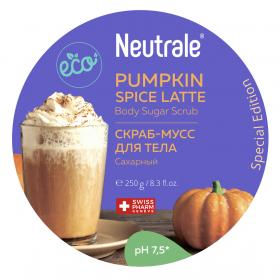 Neutrale Сахарный скраб-мусс для тела Pumpkin Spice Latte, 250 г. фото