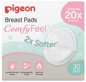 Pigeon Вкладыши для бюстгальтера с алоэ Comfy Feel Breast Pads, 30 шт. фото