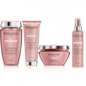 Kerastase Набор для окрашенных волос шампунь Riche 250 мл  молочко 200 мл  маска 200 мл  термо-уход 150 мл. фото