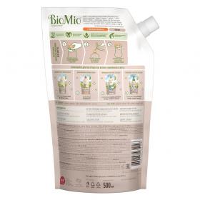 BioMio Экологичное жидкое мыло с маслом абрикоса сменный блок, 500 мл Refill. фото