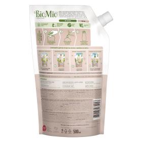 BioMio Экологичное средство без запаха для мытья посуды сменный блок, 500 мл Refill. фото