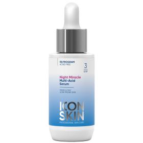 Icon Skin Ночная мультикислотная сыворотка Night Miracle, 30 мл. фото