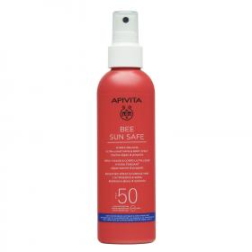 Apivita Солнцезащитный тающий ультра-легкий спрей для лица и тела SPF50, 200 мл. фото
