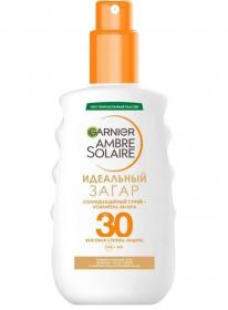 Garnier Солнцезащитный спрей Идеальный загар SPF30, 200 мл. фото