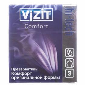Vizit Презервативы 3 Hi-tech Comfort, 3 шт. фото