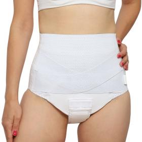 Крейт Бандаж при опущении органов малого таза  3 с усиленным аппликатором в ластовице, белый. фото