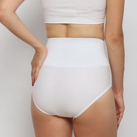 Крейт Бандаж при опущении органов малого таза  3 с усиленным аппликатором в ластовице, белый. фото