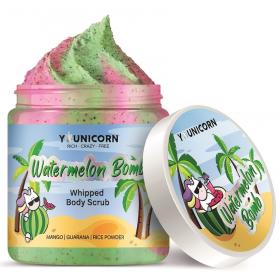 Younicorn Взбитый крем-скраб для тела Watermelon Bomb, 250 мл. фото